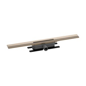 Easy Drain R-Line douchegoot 100cm Brushed Bronze